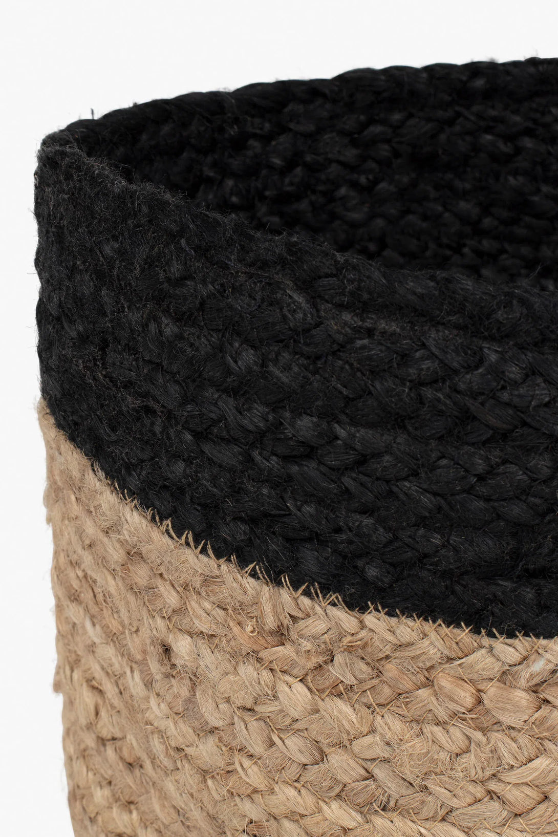 Cesto de yute negro Ural-Calma House