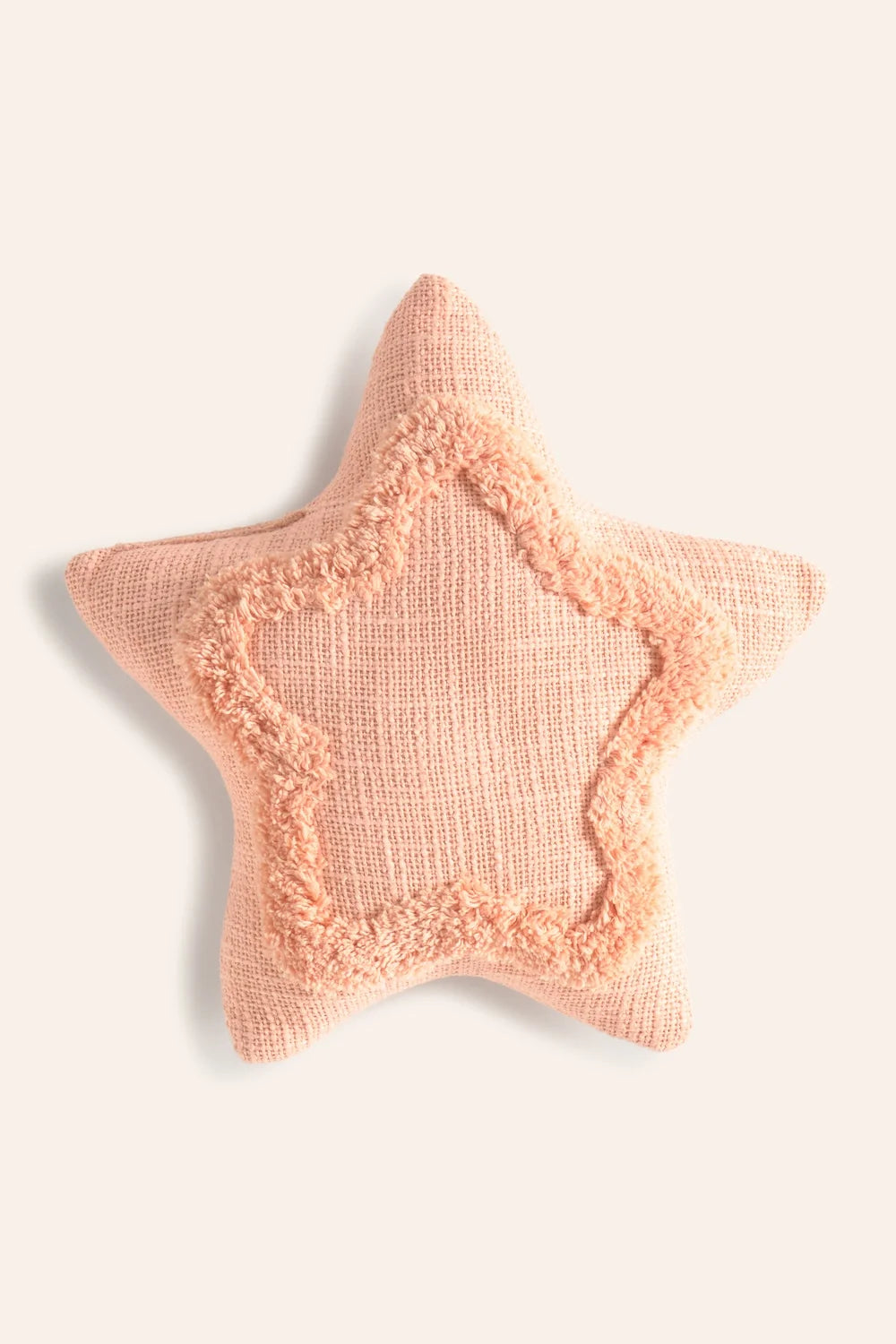 Cojín con forma de estrella rosa Star-Calma House