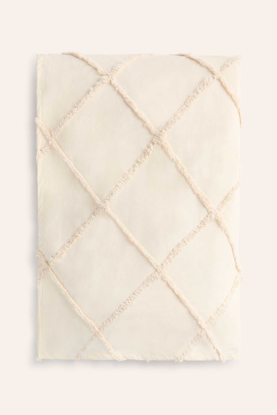 Colcha con tufting crudo Royal-Calma House