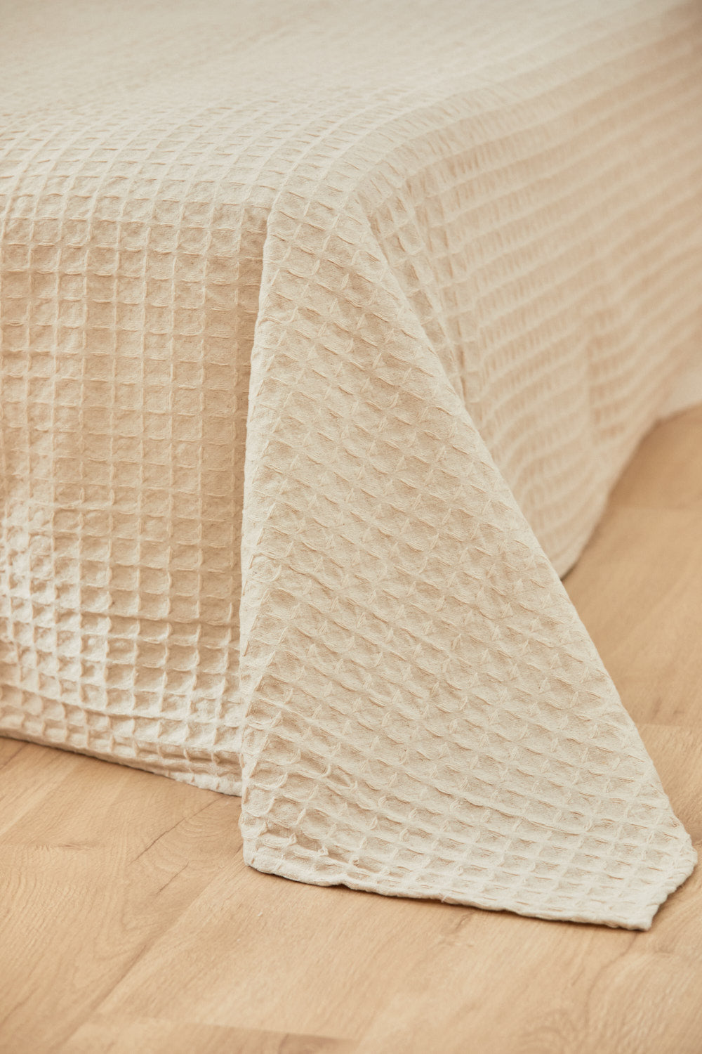 Colcha de algodón nido de abeja crudo Panal-Calma House