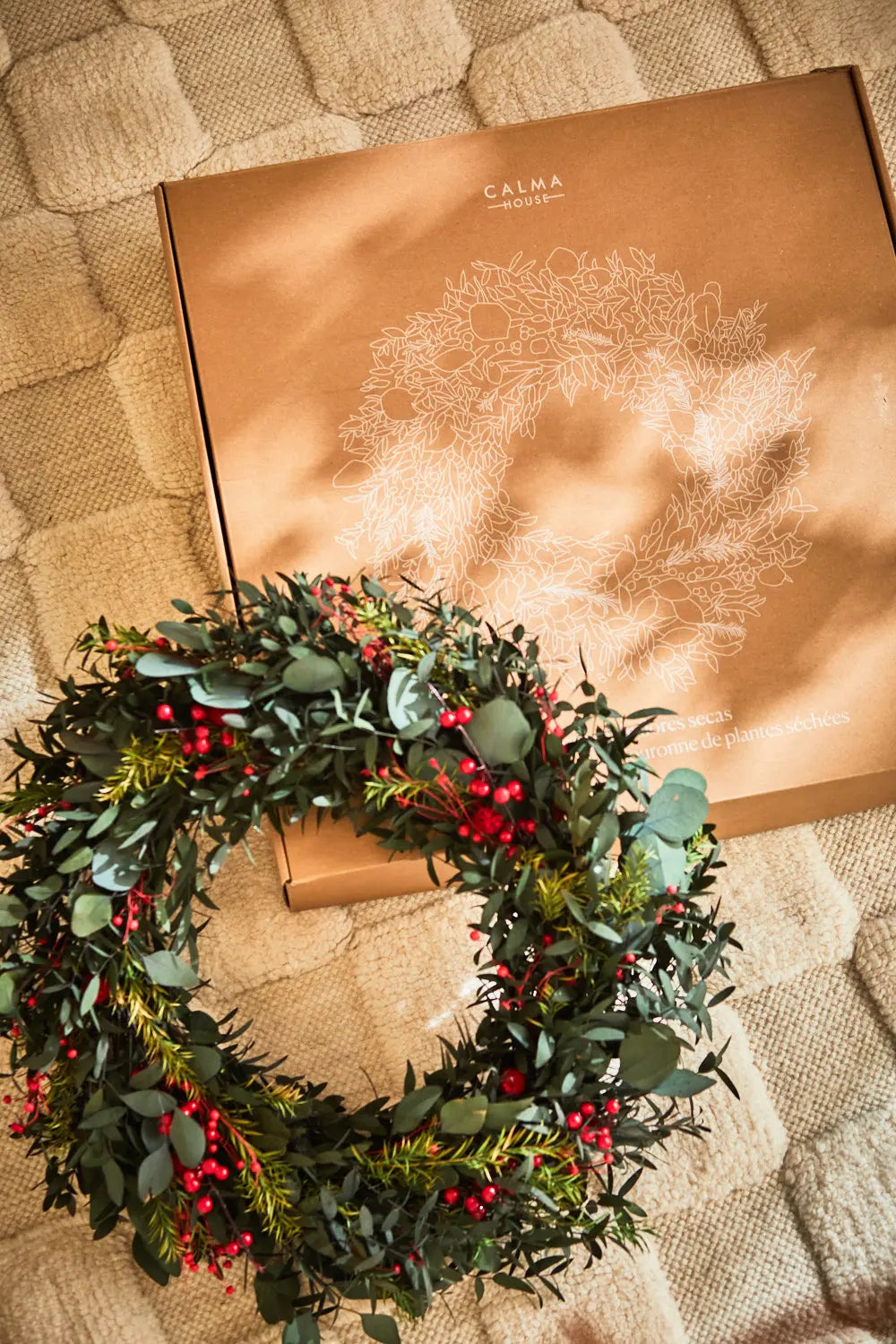 Corona grande de flor preservada Bel-Calma House