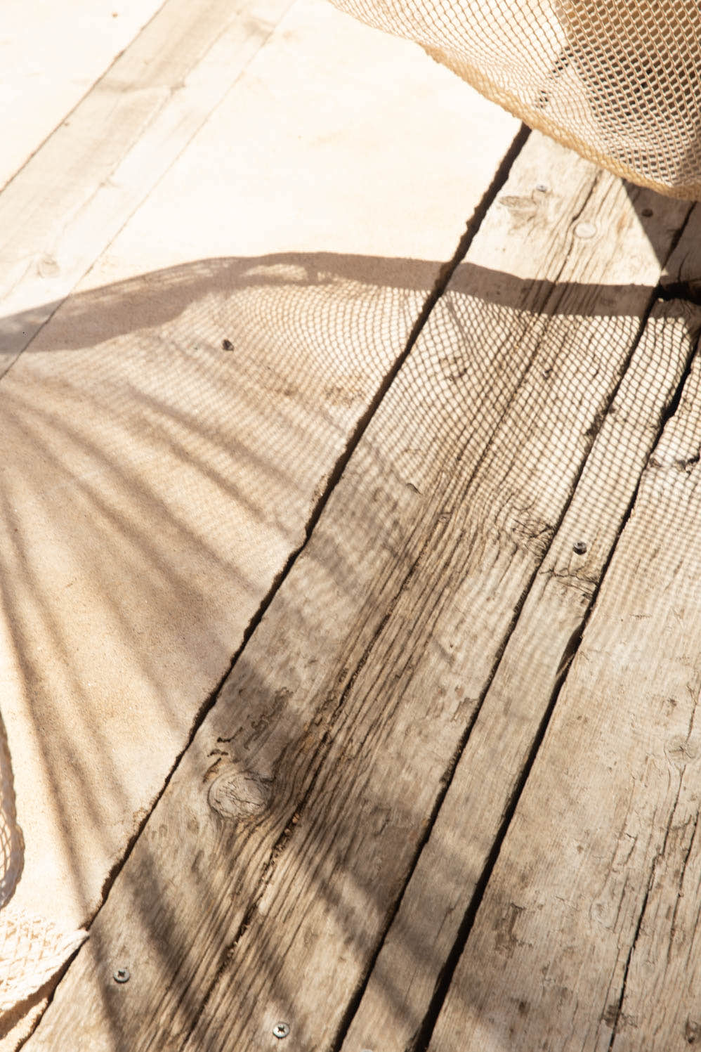 Cortina de algodón crudo Xarxa-Calma House