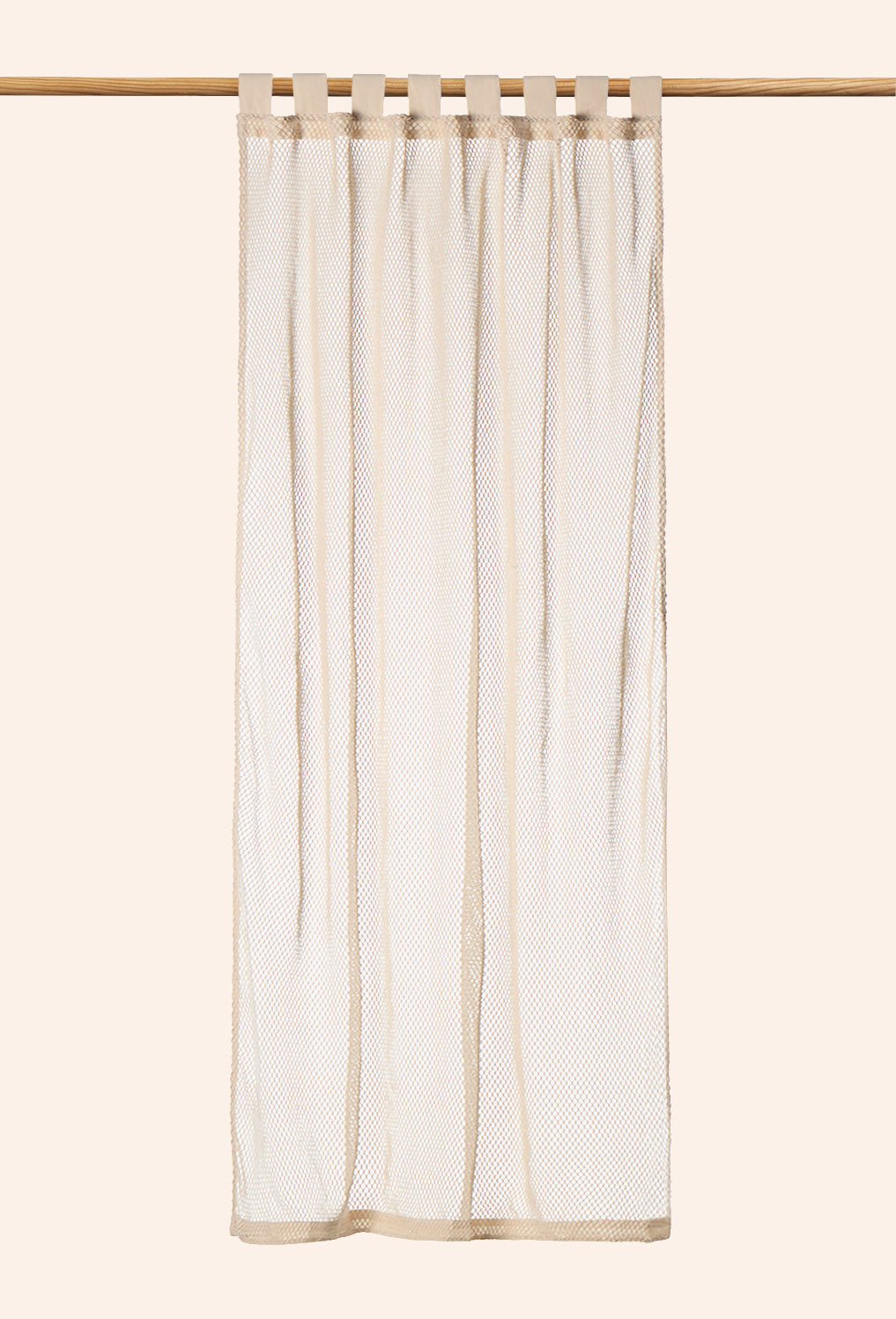 Cortina de algodón crudo Xarxa-Calma House