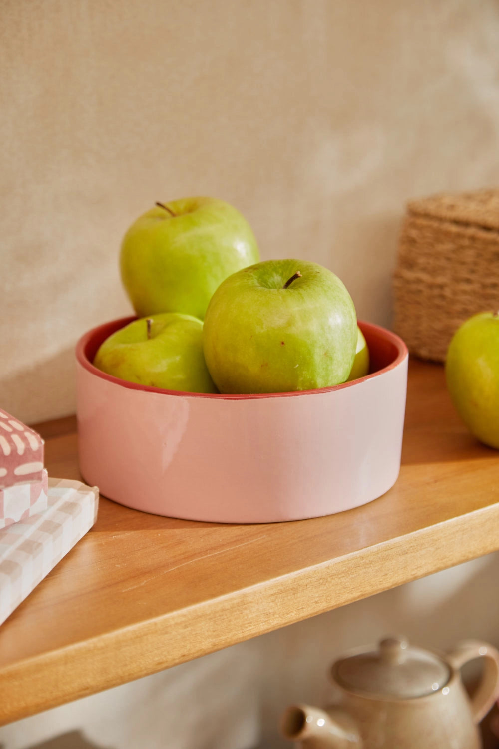 Cuenco de cerámica rosa Sasha-Calma House