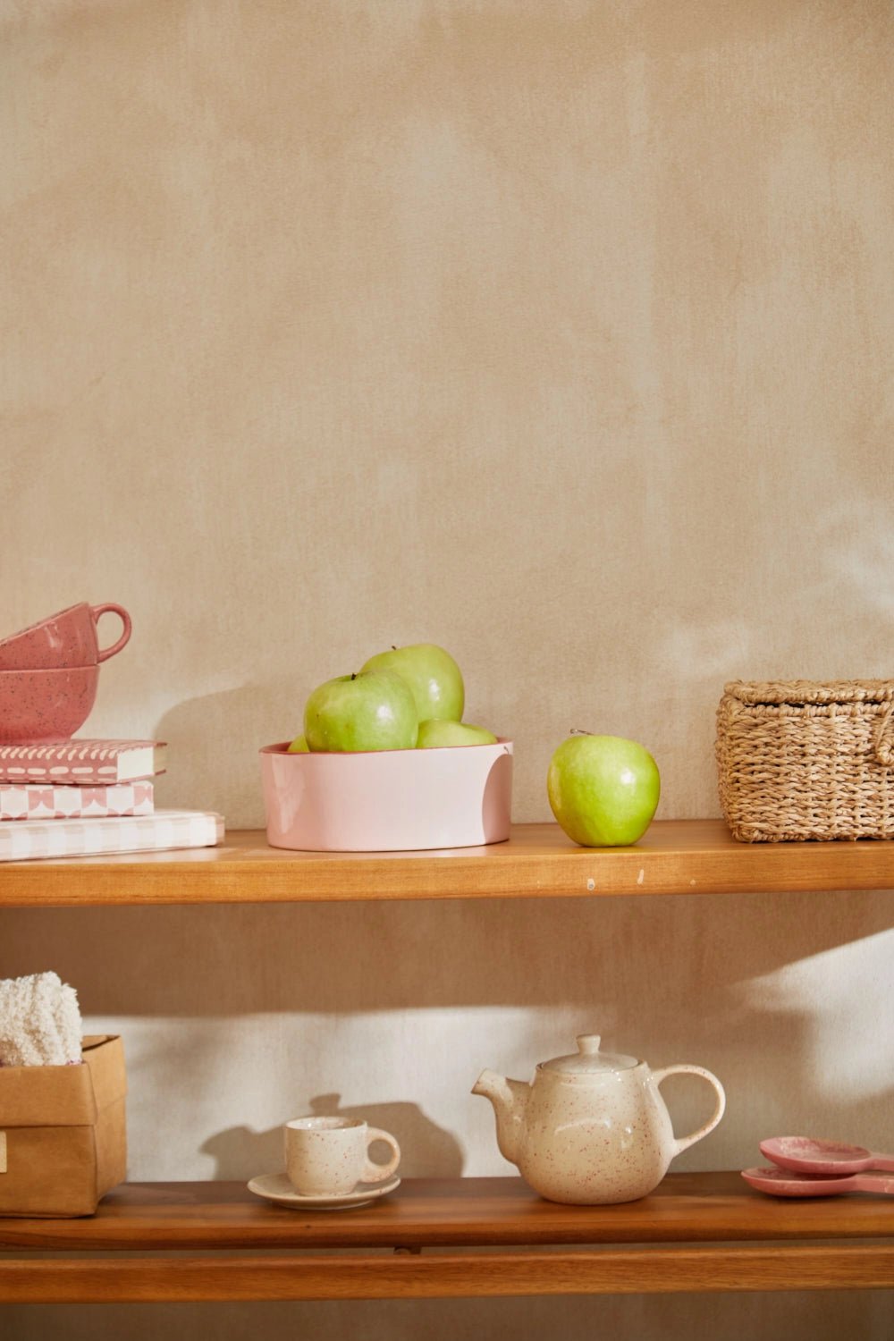 Cuenco de cerámica rosa Sasha-Calma House