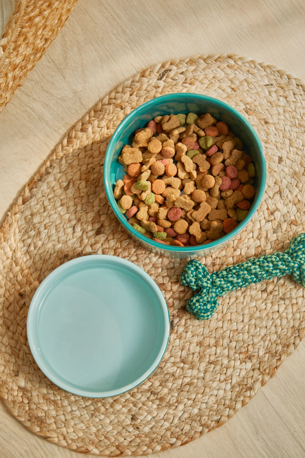 Cuenco para mascotas turquesa Sasha-Calma House