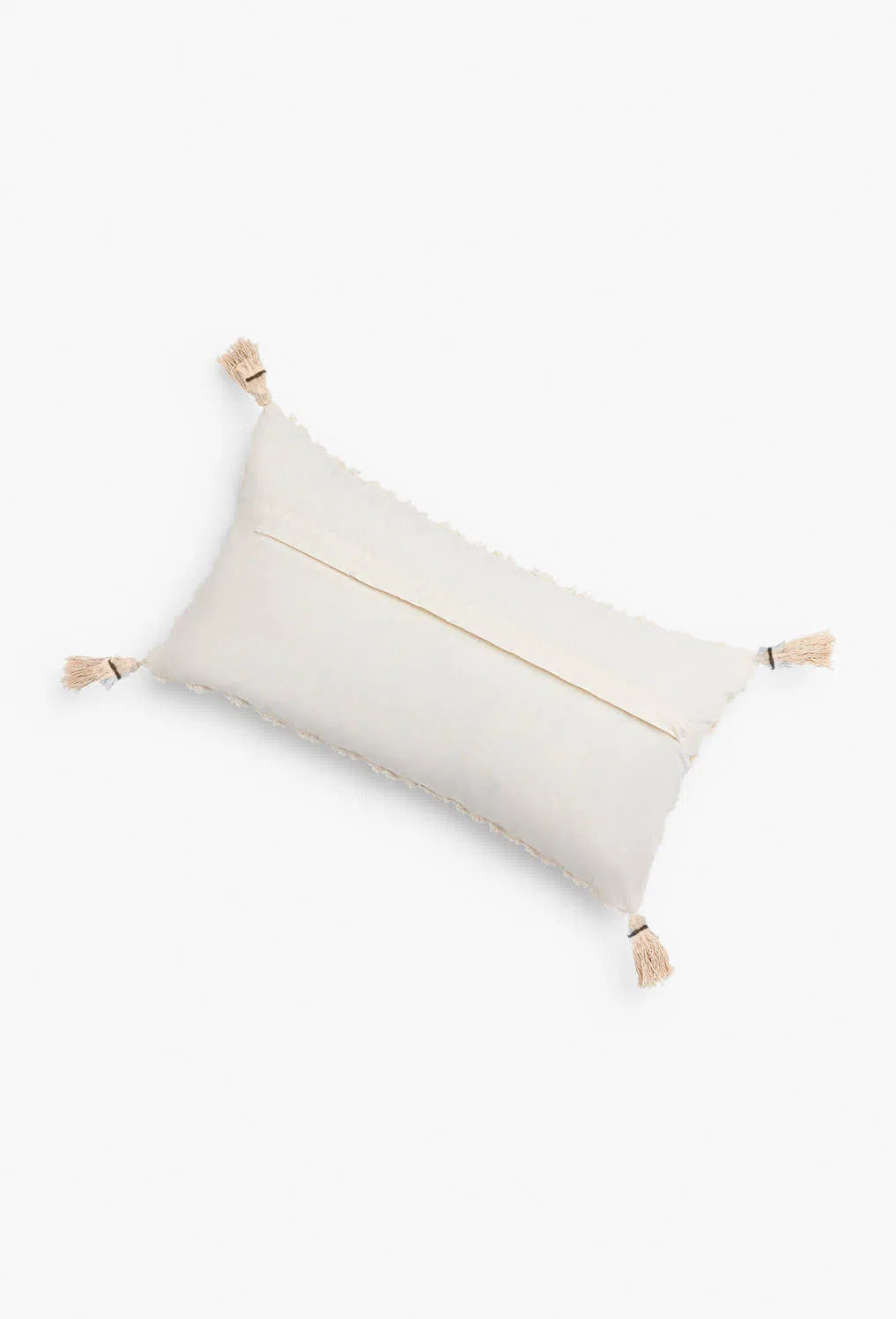 Funda de cojín con relieve de rombos crudo Royal-Calma House