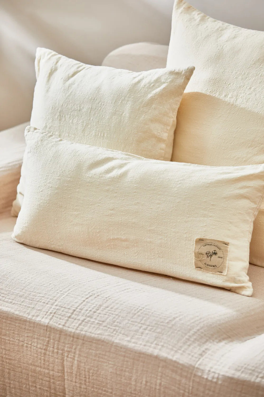 Funda de cojín cruda Gavema-Calma House