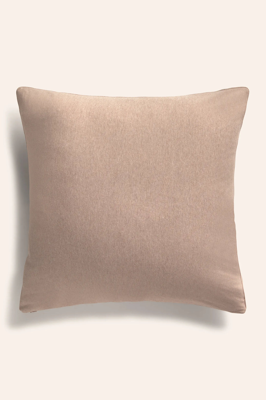 Funda de cojín de punto beige Jersey-Calma House