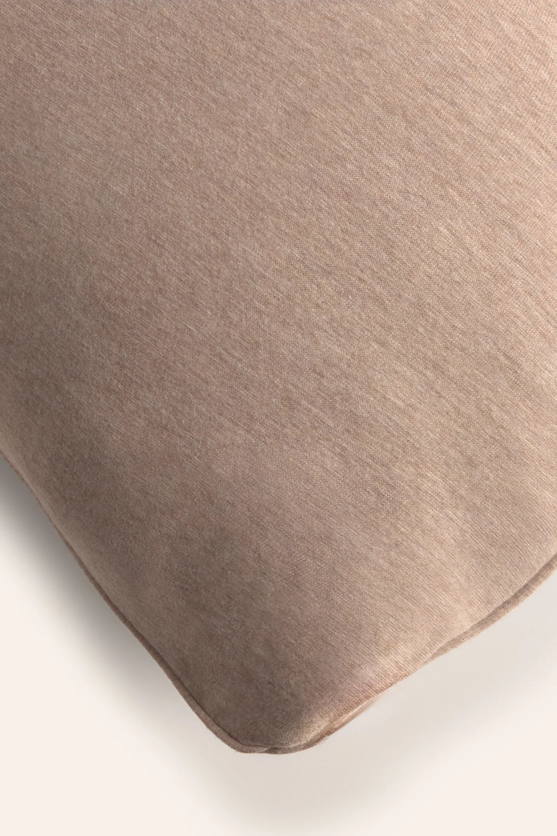 Funda de cojín de punto beige Jersey-Calma House