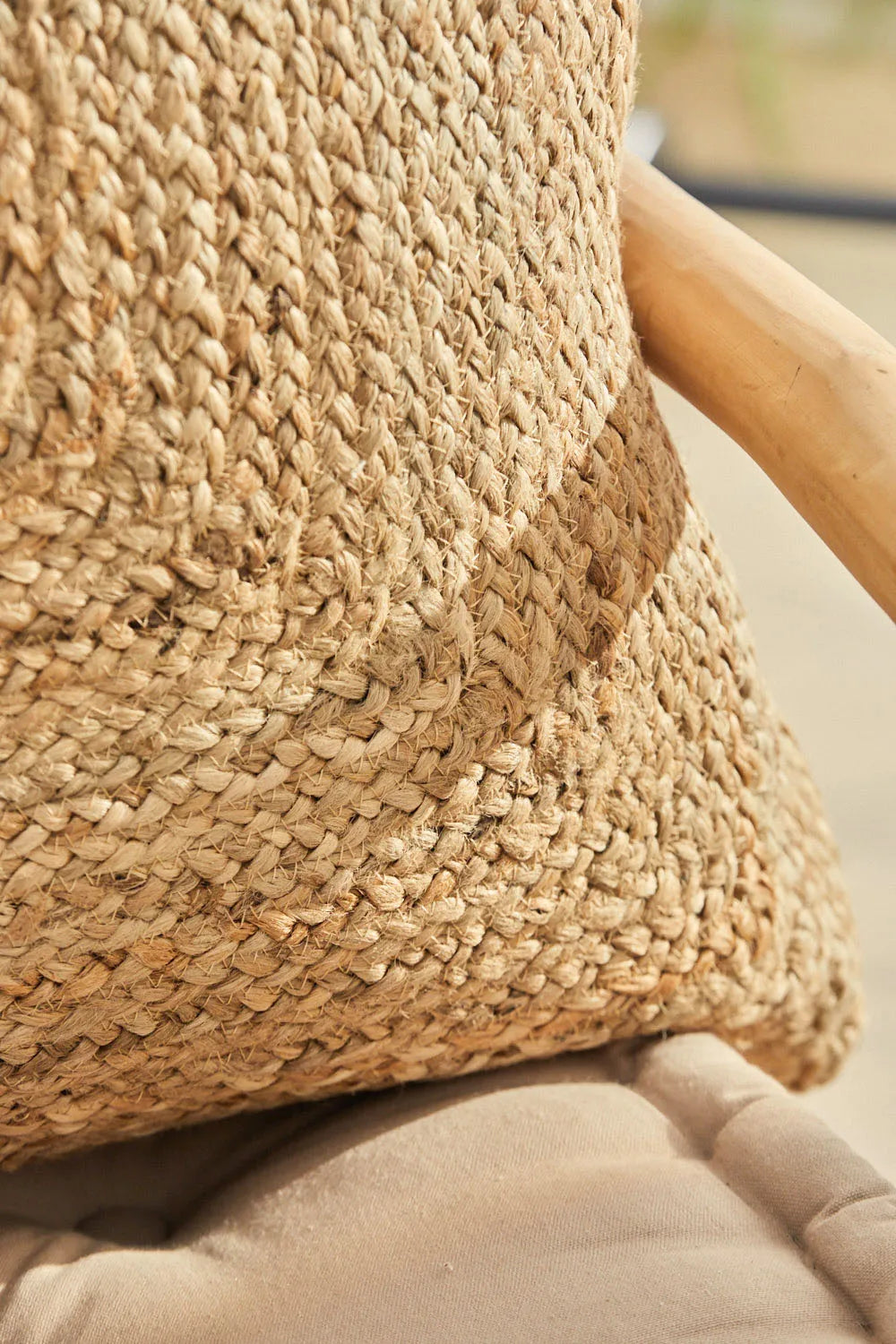 Funda de cojín de yute Ural-Calma House