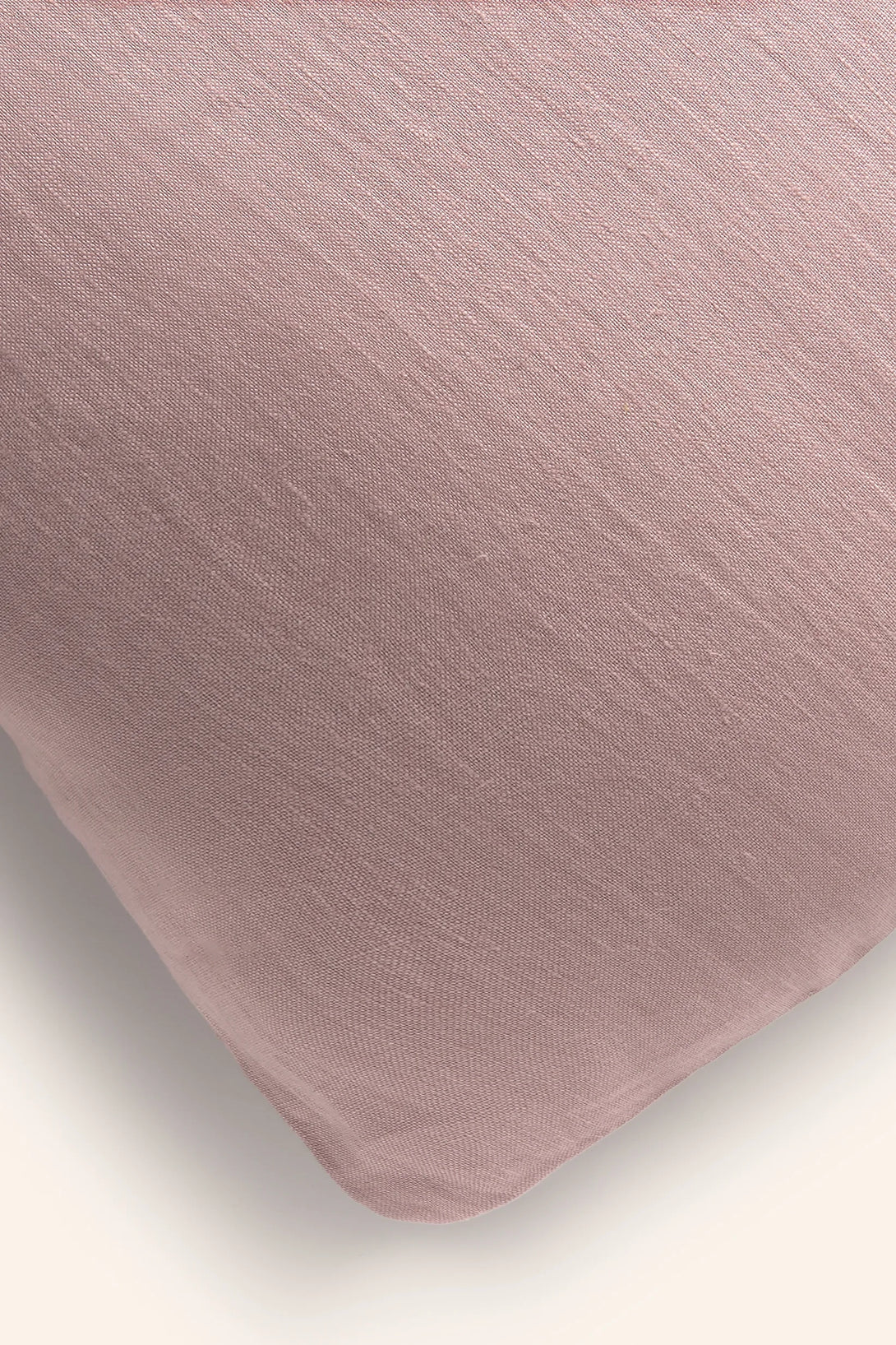 Funda de cojín rosa 100% Lino-Calma House