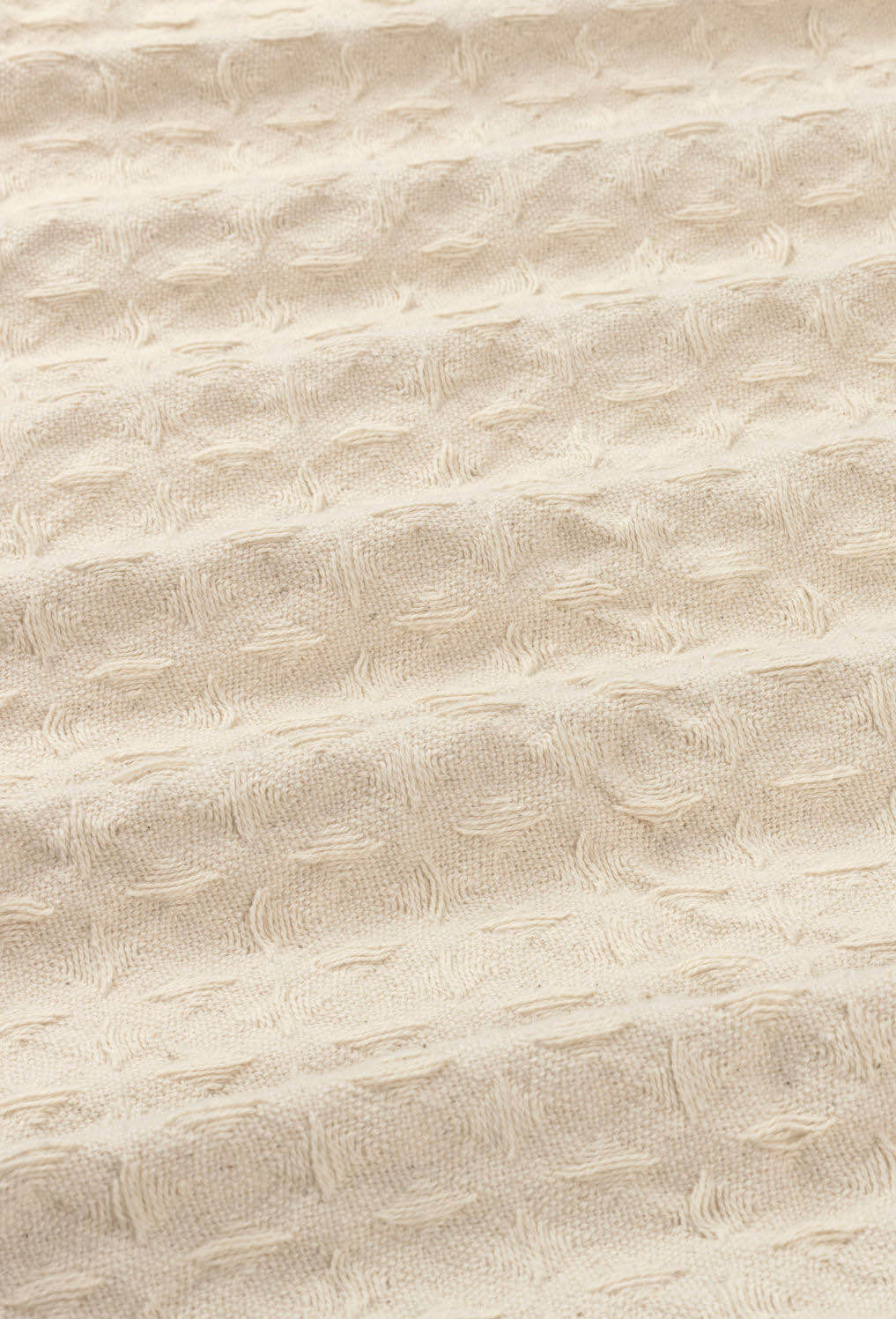 Funda de sofá de algodón nido de abeja crudo Panal-Calma House