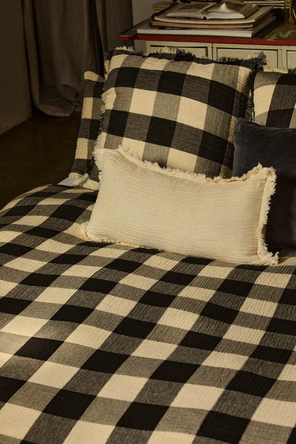 Funda nórdica + juego de almohada de muselina vichy Oslo-Calma House