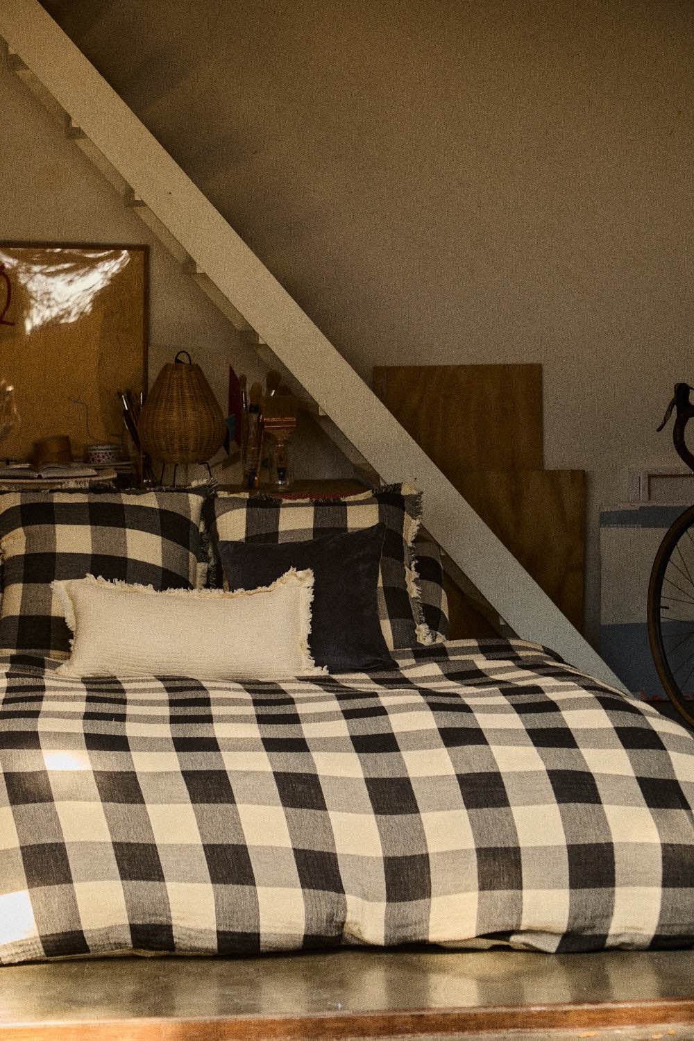 Funda nórdica + juego de almohada de muselina vichy Oslo-Calma House