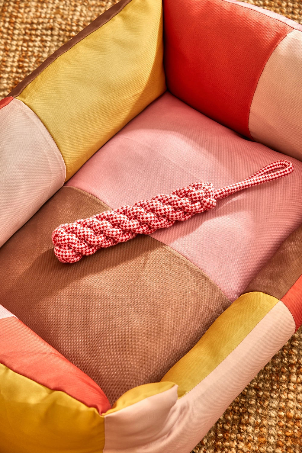 Juguete para mascotas con tirador cuerda rosa Buby-Calma House