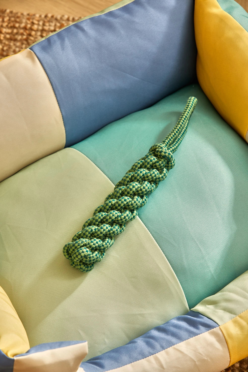 Juguete para mascotas con tirador cuerda verde Buby-Calma House