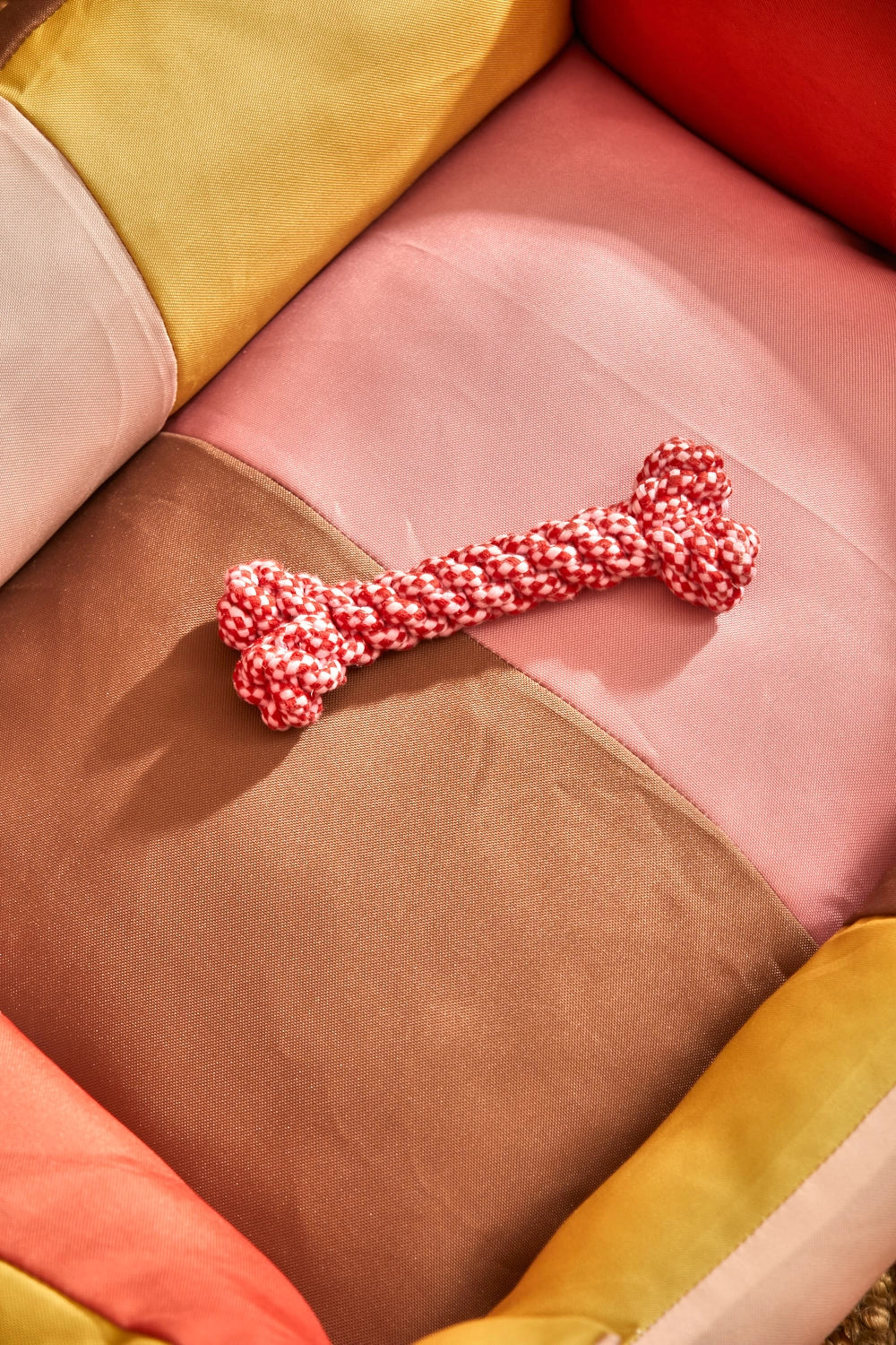 Juguete para mascotas hueso rosa Buby-Calma House