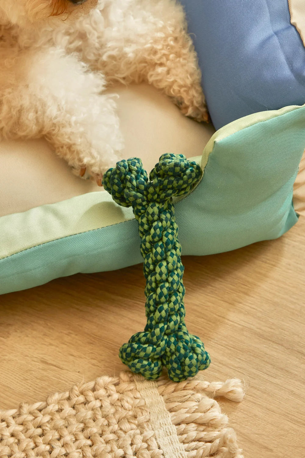 Juguete para mascotas hueso verde Buby-Calma House