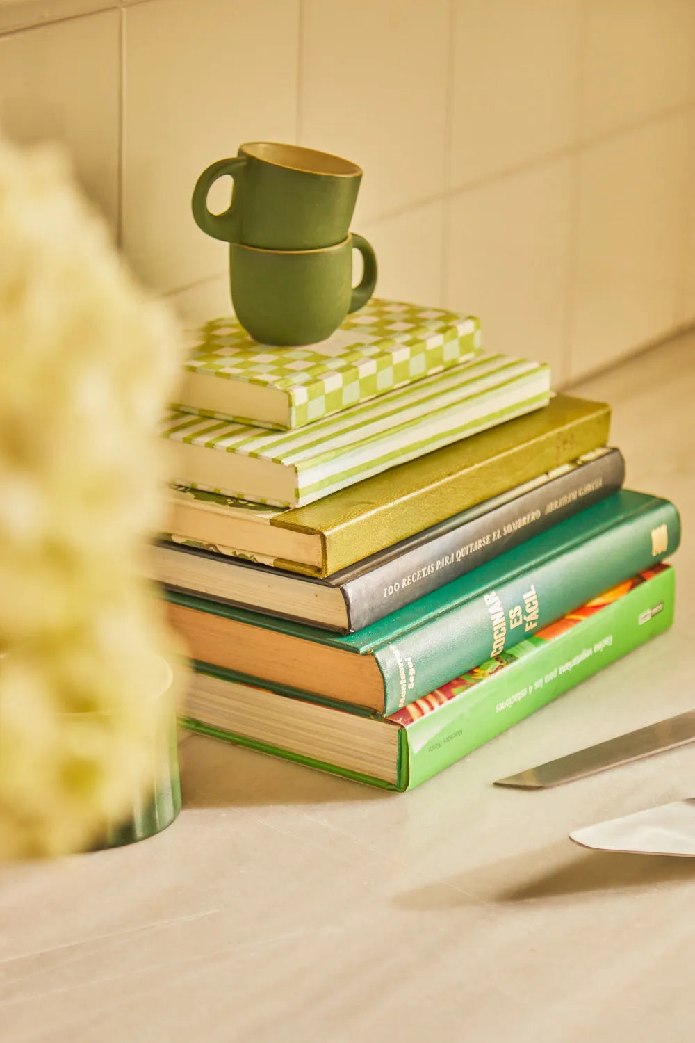 Libreta artesanal verde Mercé-Calma House