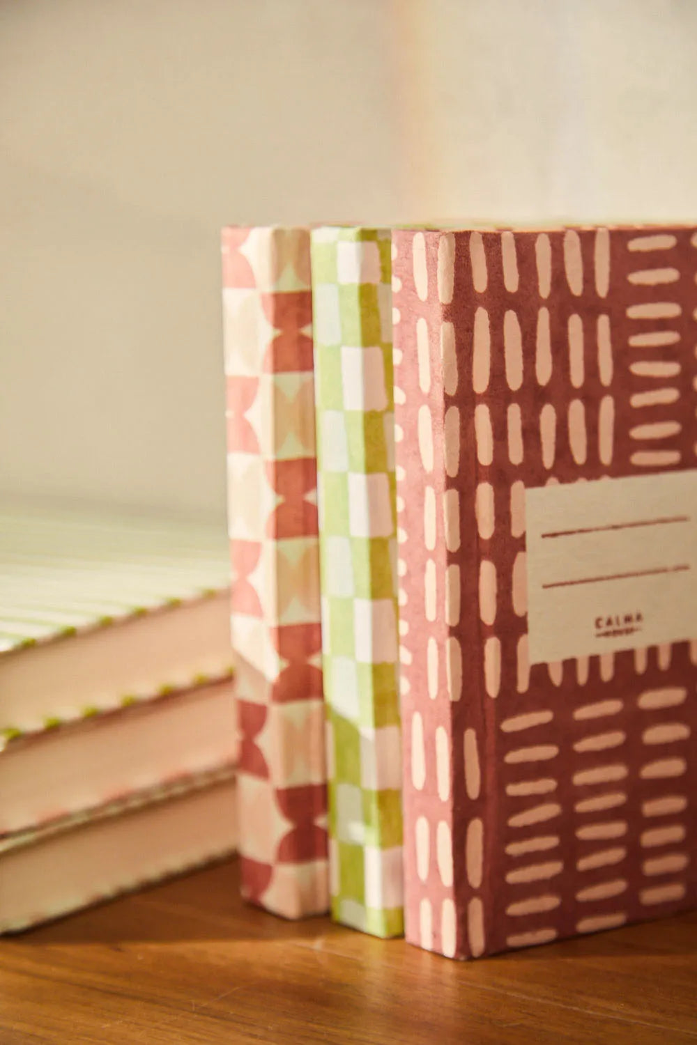 Libreta de bolsillo artesanal rosa Joanna-Calma House