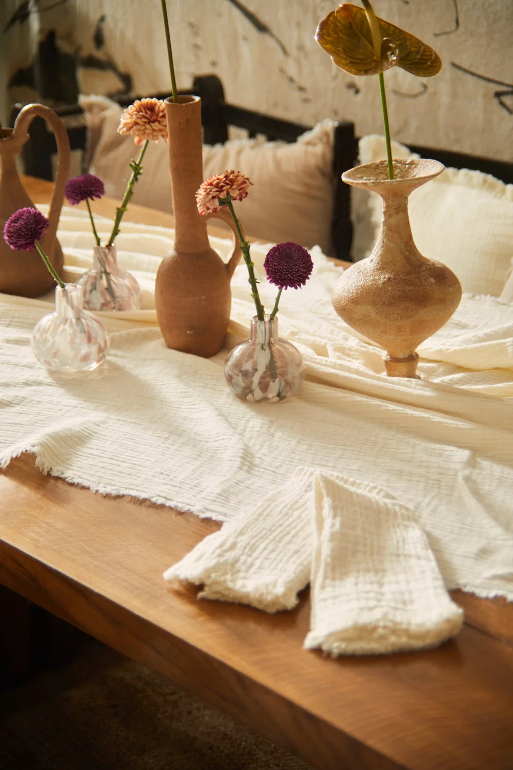 Mantel de algodón crudo Layer-Calma House