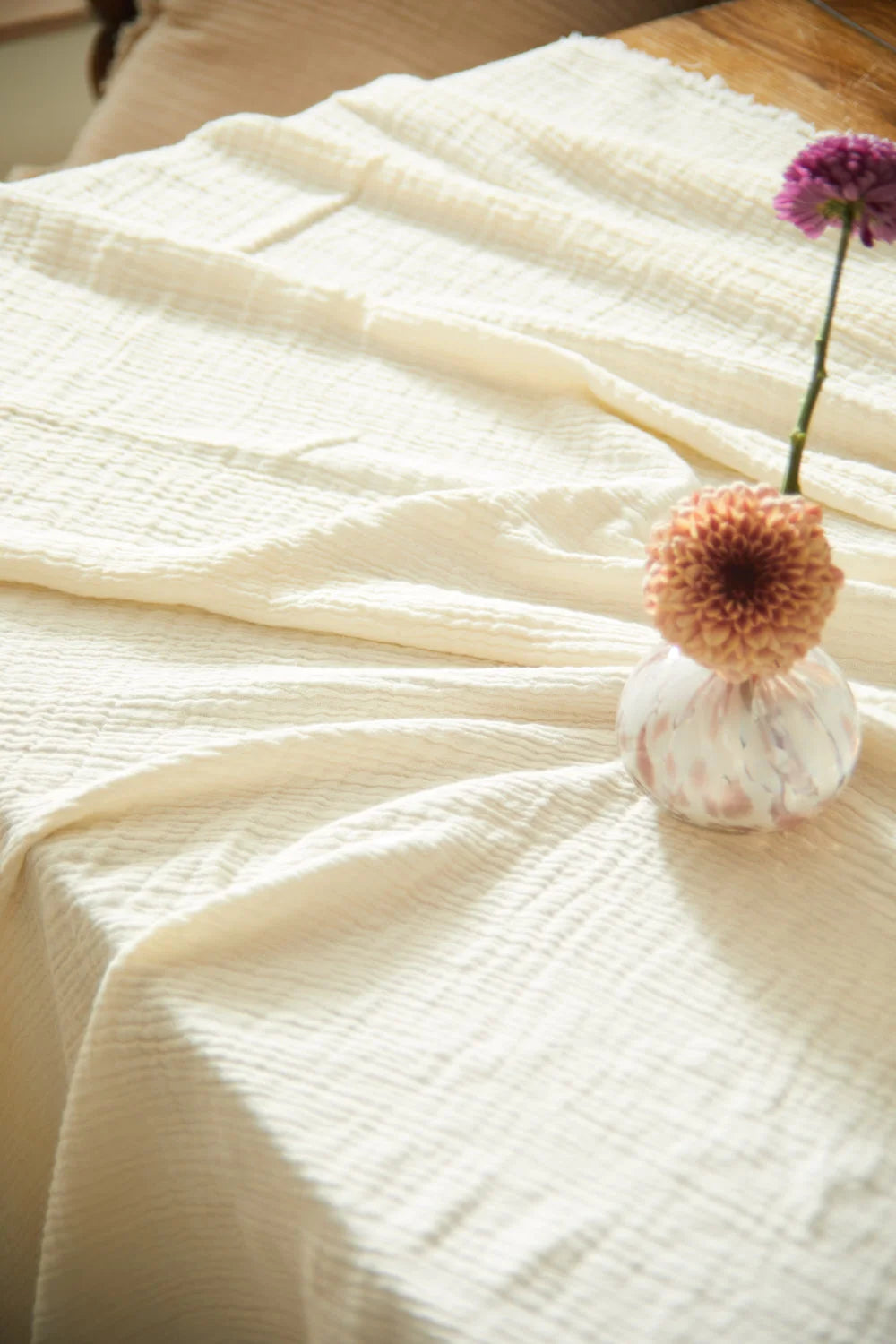 Mantel de algodón crudo Layer-Calma House