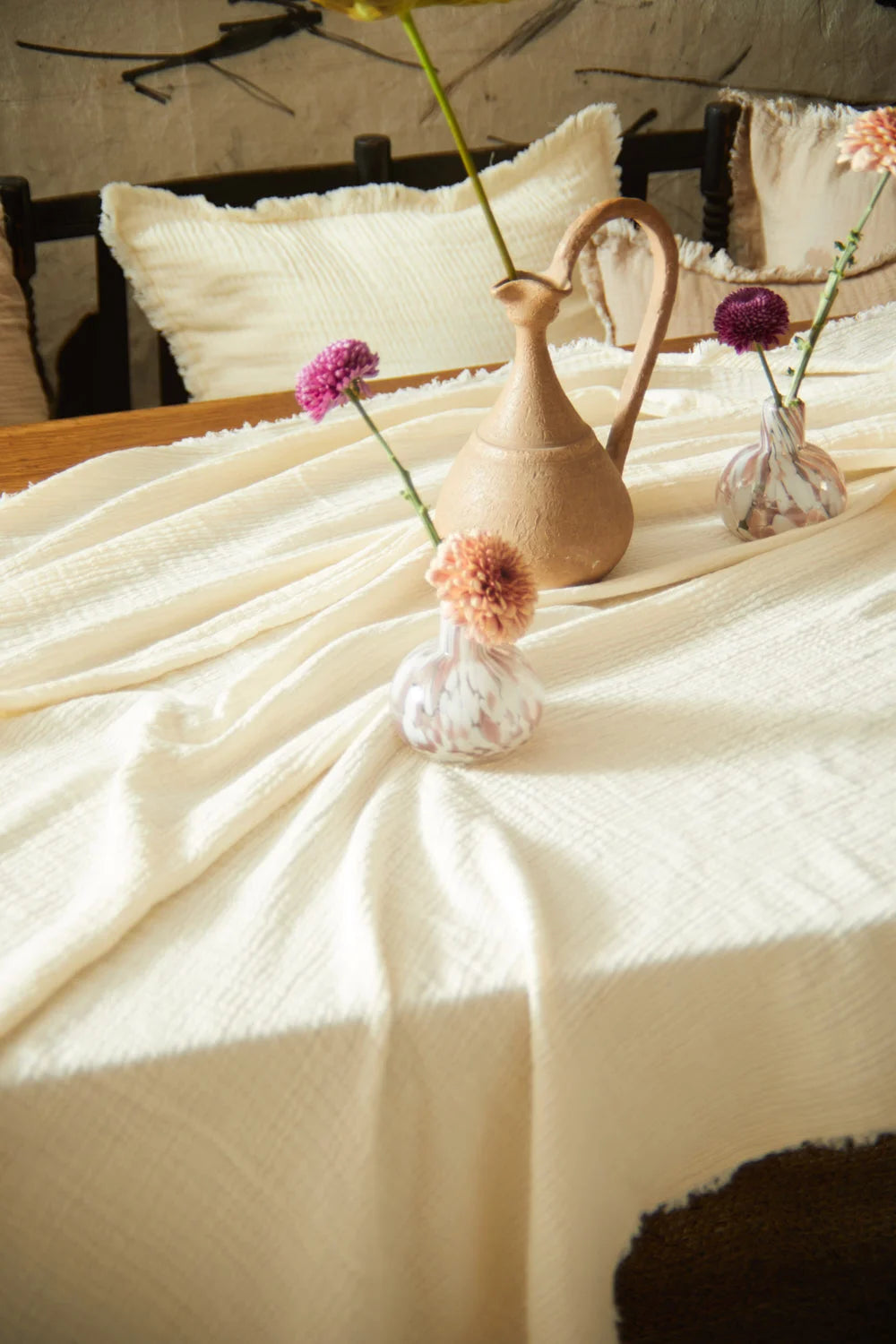 Mantel de algodón crudo Layer-Calma House