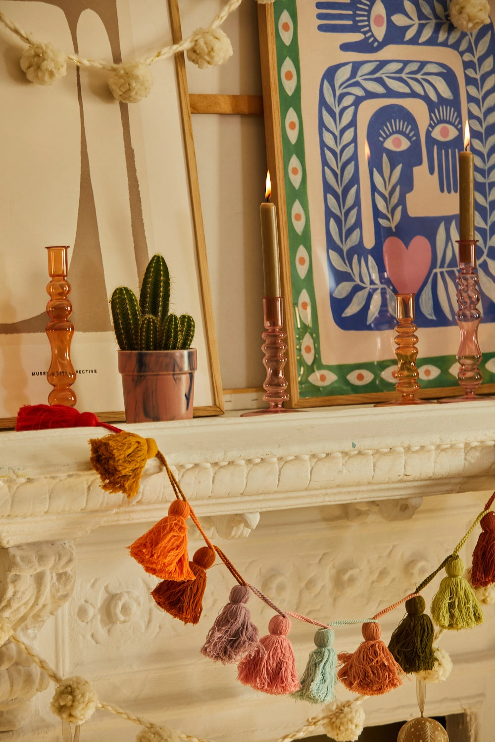 Pompón turquesa Horn-Calma House