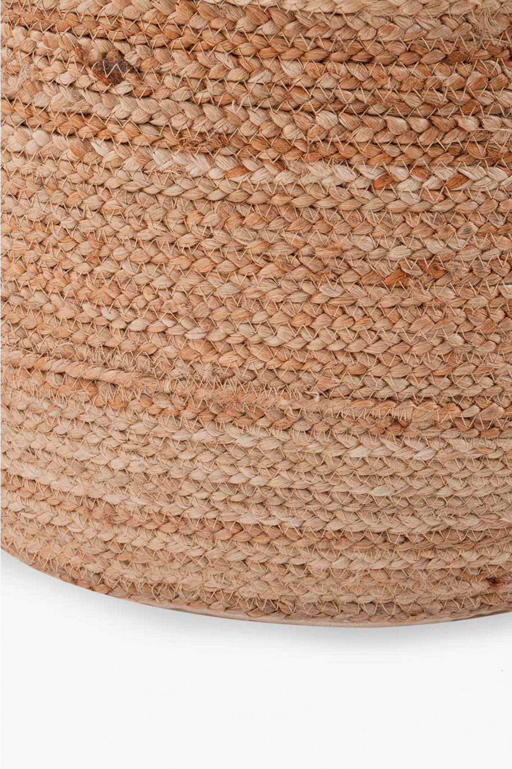 Puf redondo de yute Ural-Calma House
