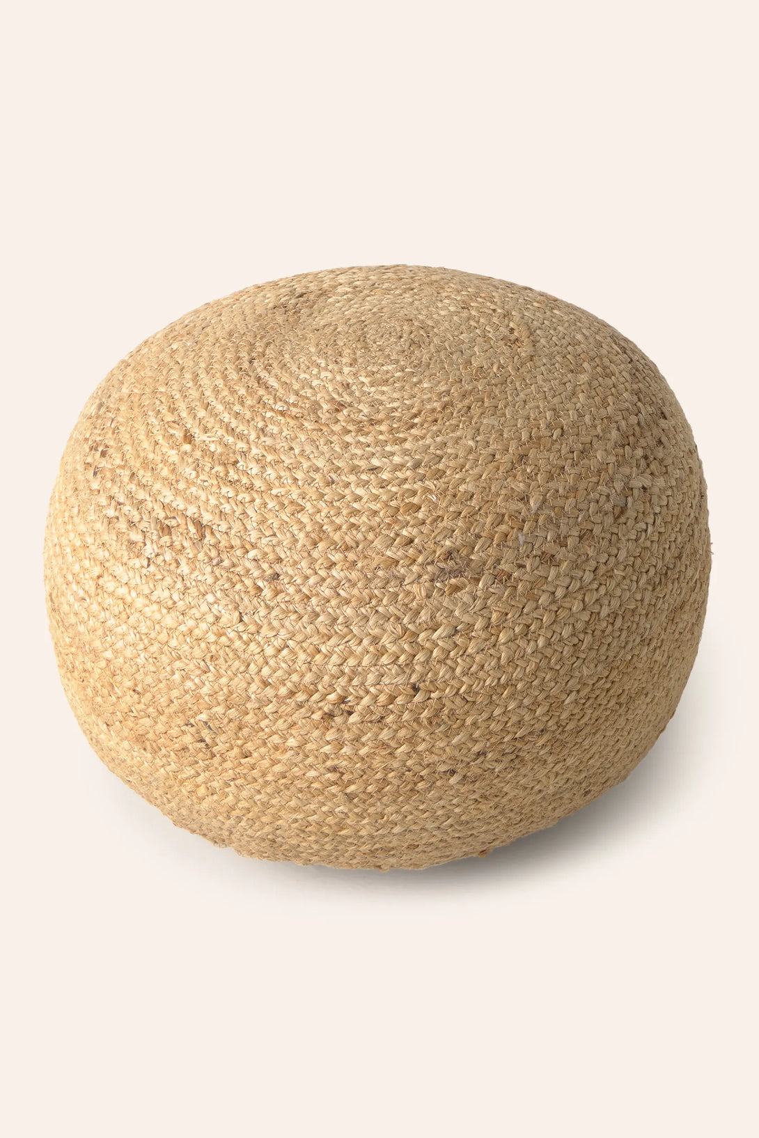 Puf redondo de yute Ural-Calma House