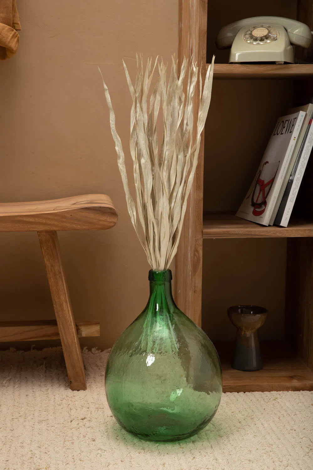 Ramillete de hojas secas gris Rotun-Calma House