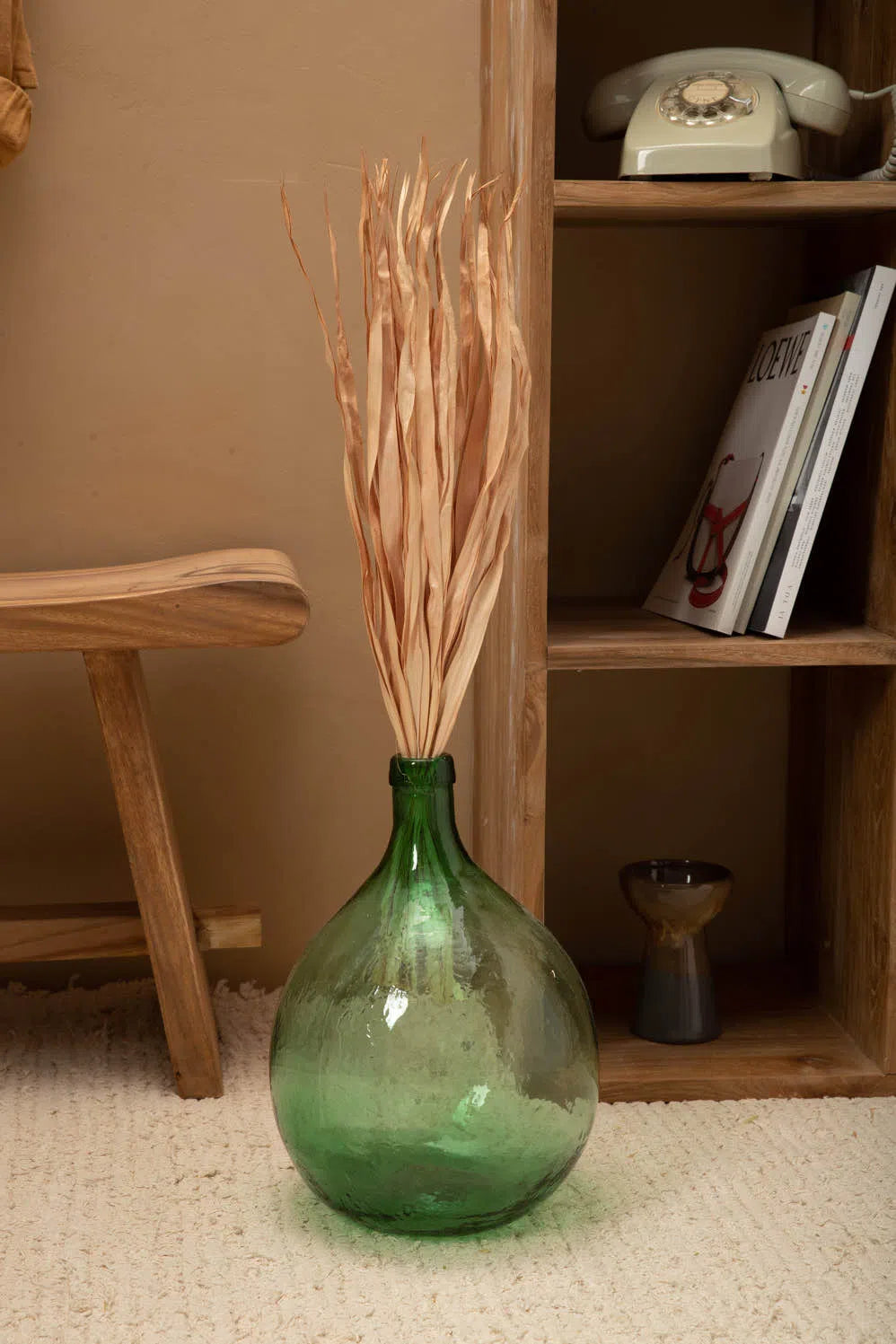 Ramillete de hojas secas marrón Rotun-Calma House