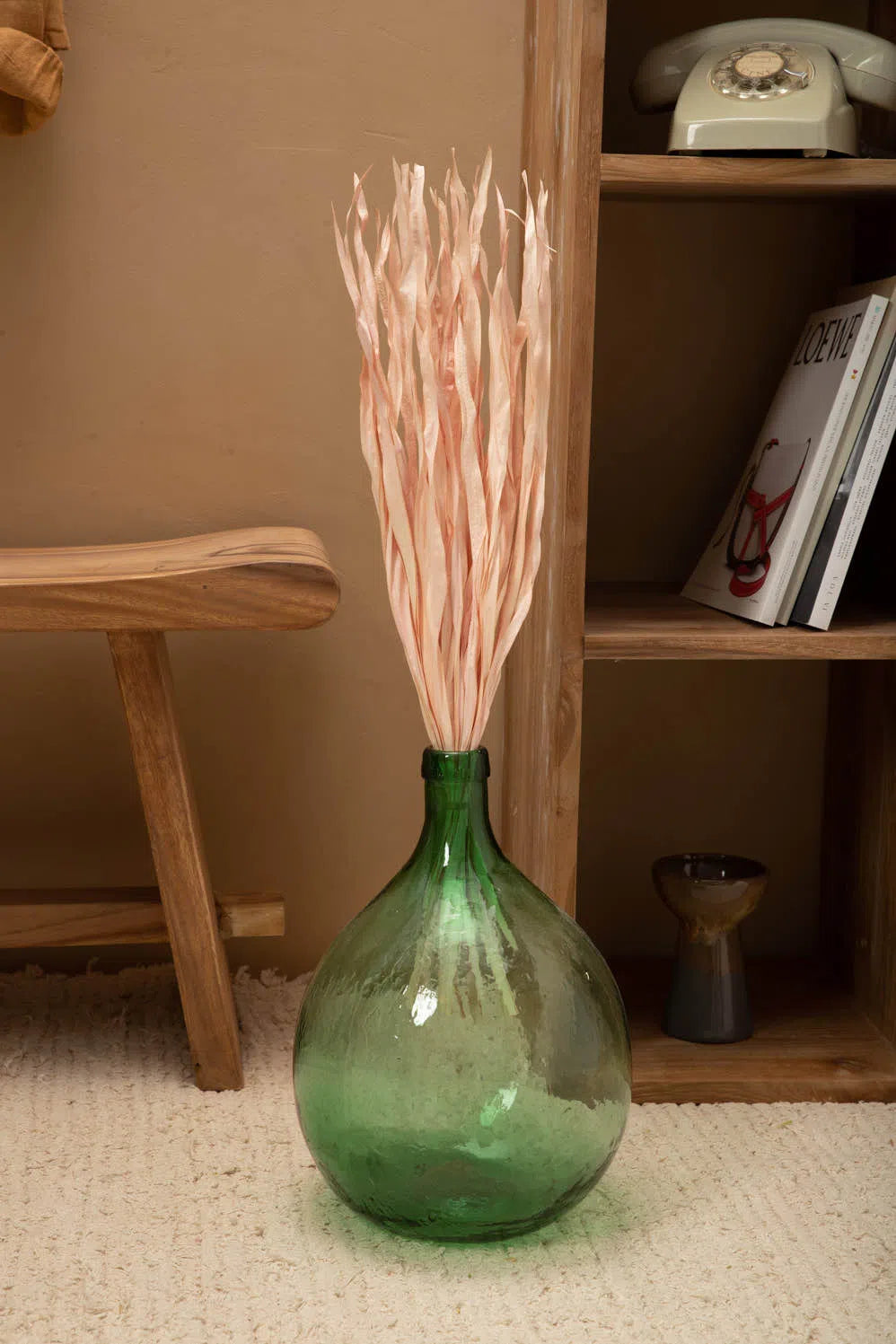 Ramillete de hojas secas rosa Rotun-Calma House