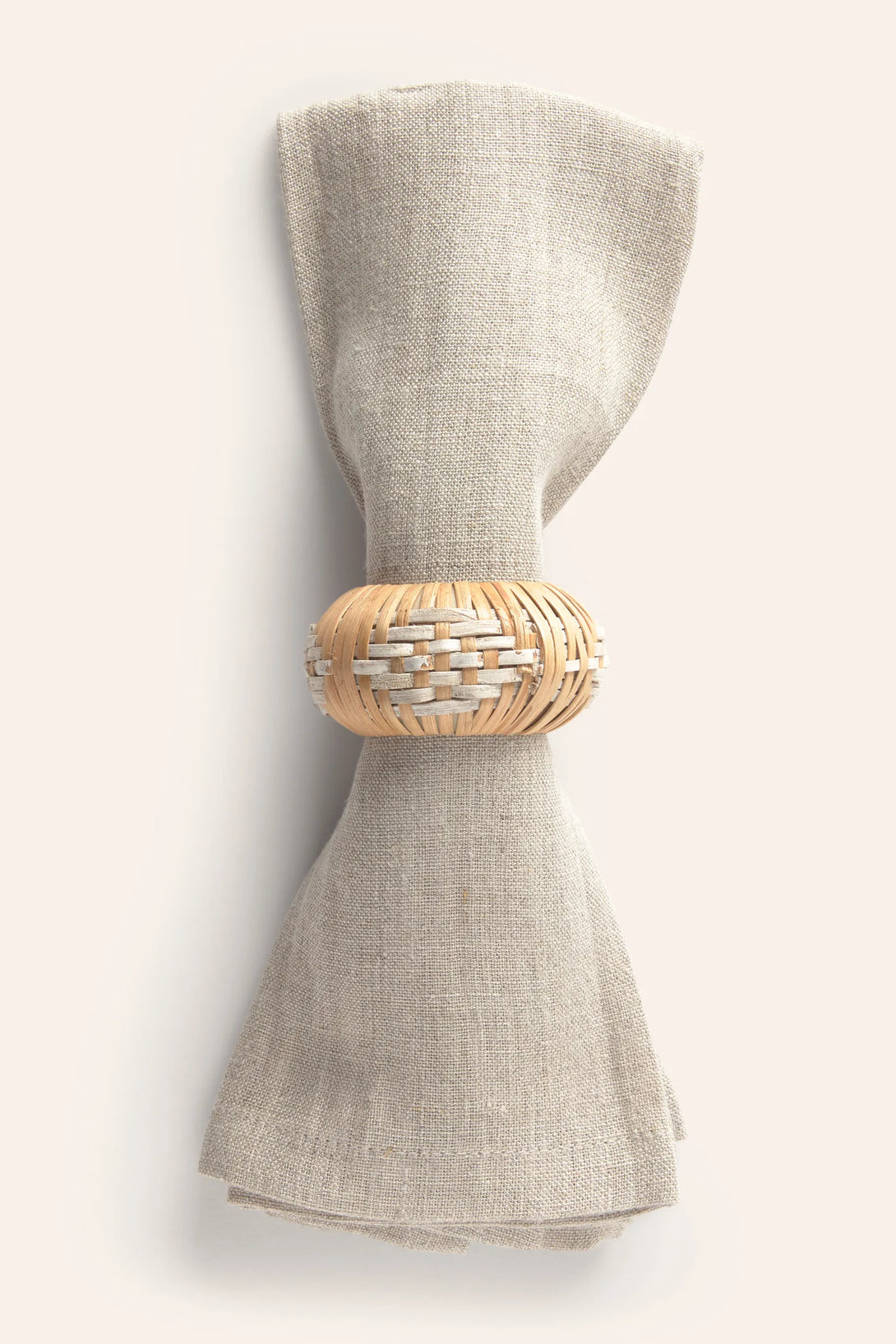 Servilletero de madera crudo Kale-Calma House