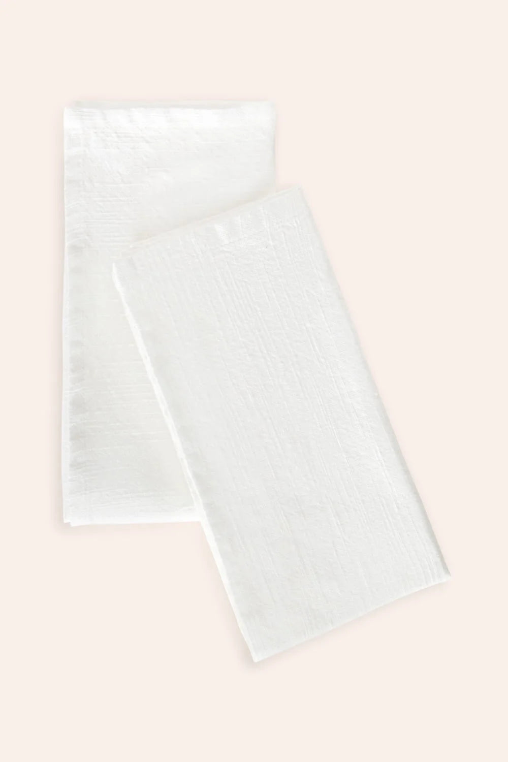 Set de 2 servilletas de algodón blanco Gavema-Calma House