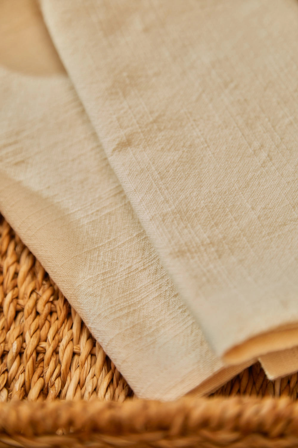 Set de 2 servilletas de algodón crudo Gavema-Calma House