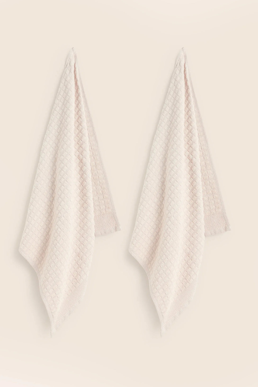 Set de 2 trapos de cocina de algodón gris Oporto-Calma House