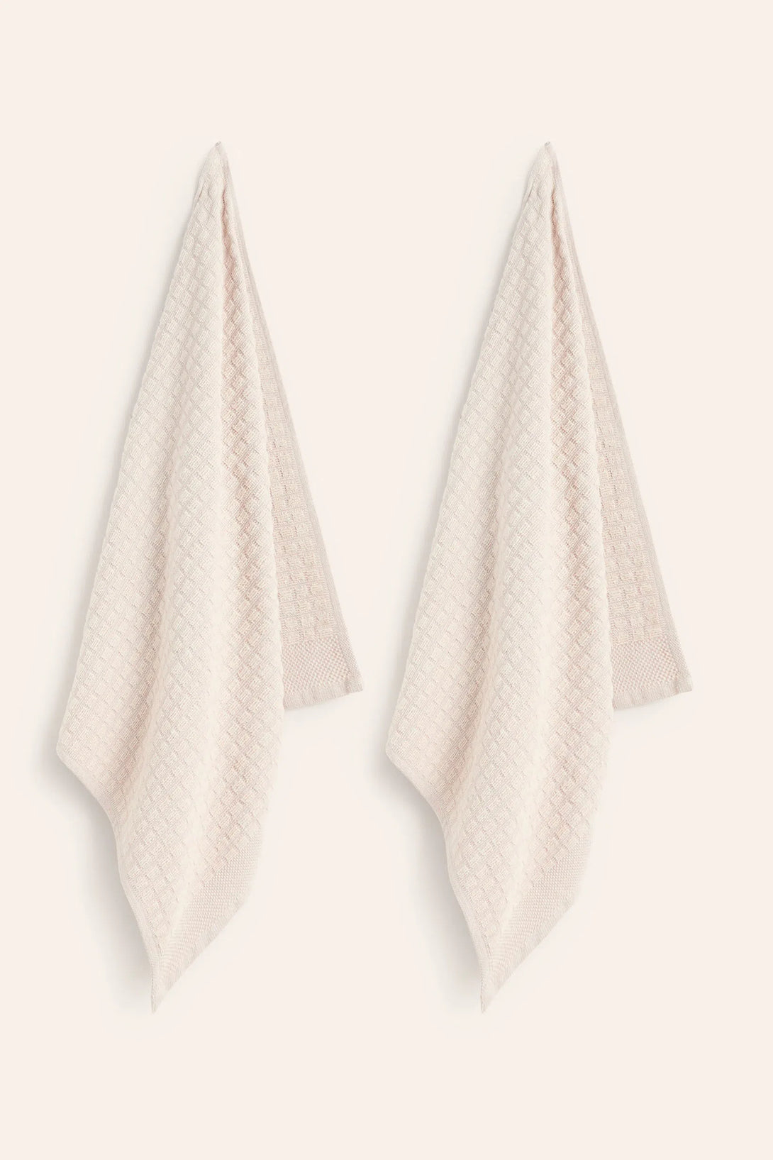 Set de 2 trapos de cocina de algodón gris Oporto-Calma House