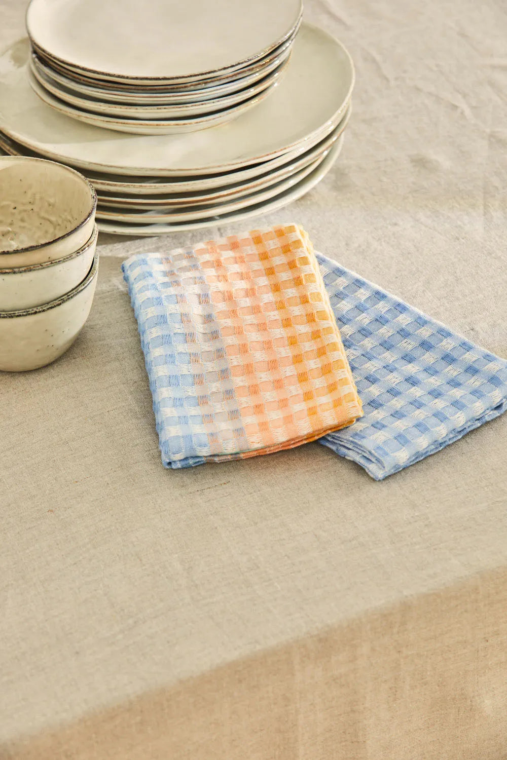 Set de 2 trapos de cocina de algodón multicolor Ibiza-Calma House