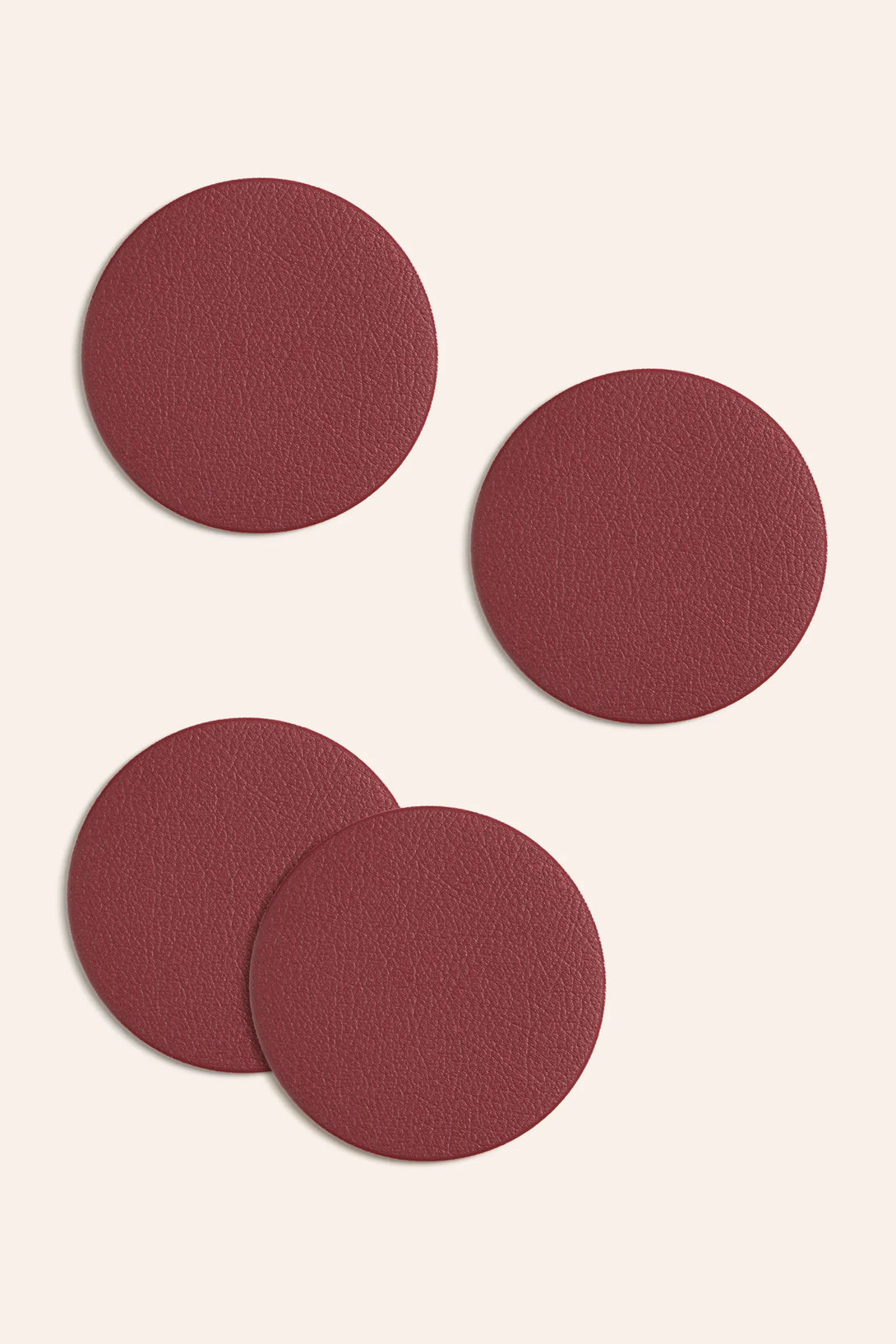 Set de 4 posavasos granate Pla-Calma House