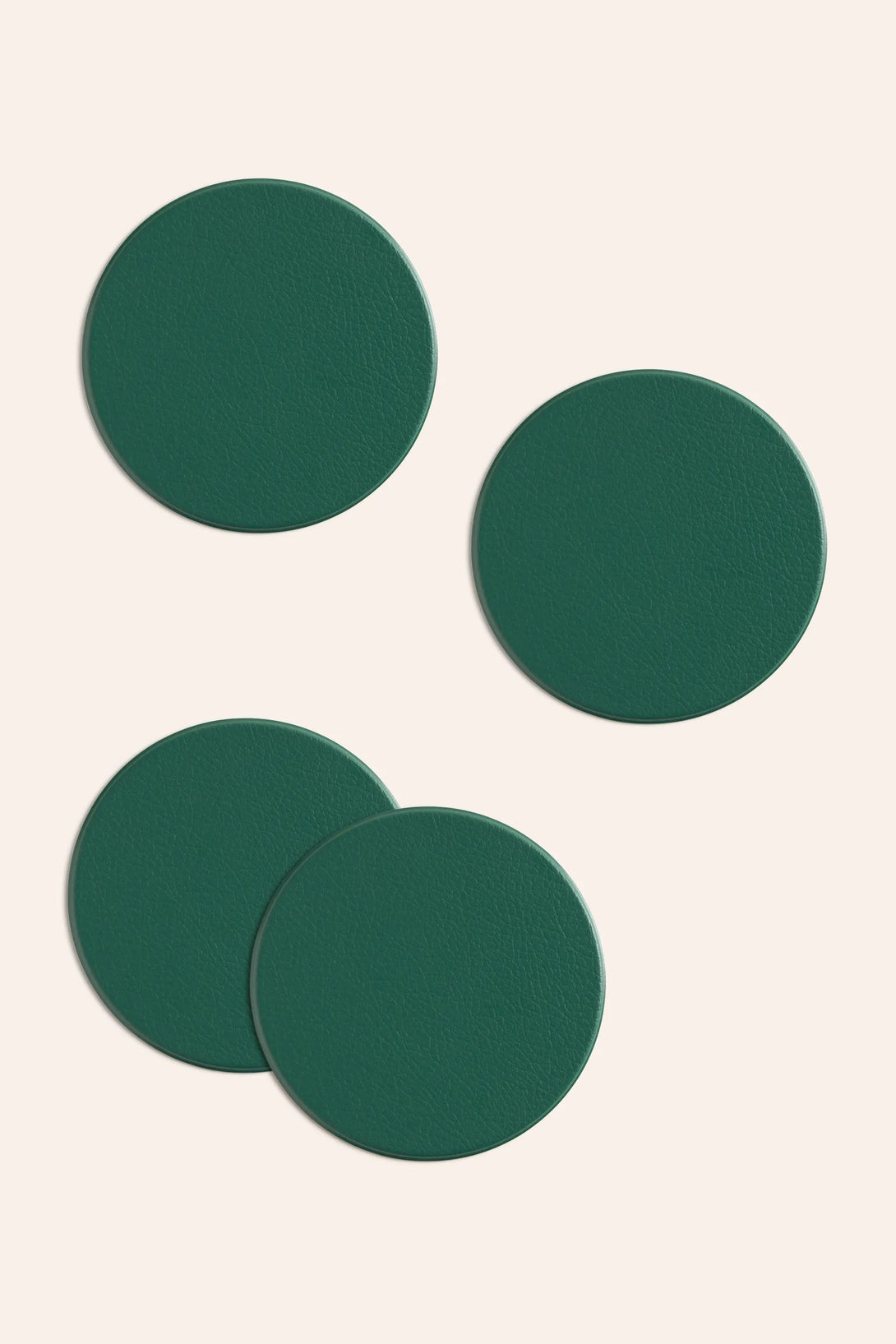 Set de 4 posavasos verde Pla-Calma House