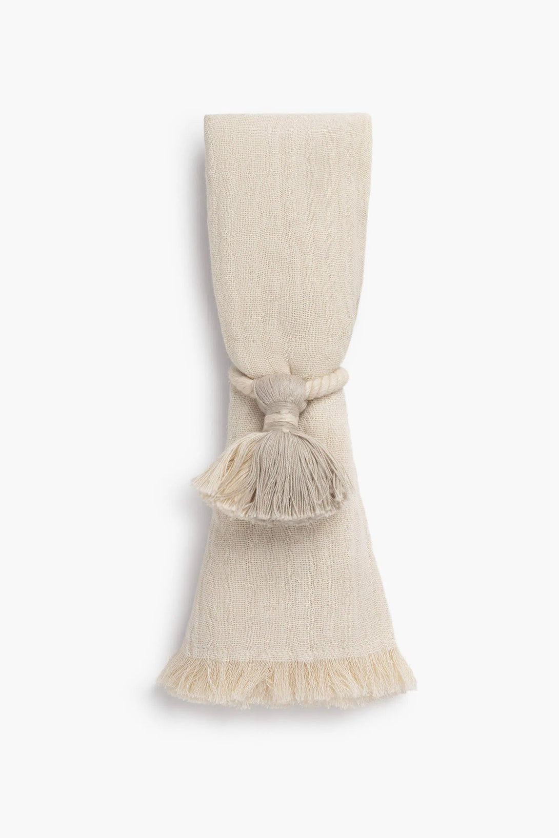 Set de 4 servilleteros de algodón crudo Sami-Calma House