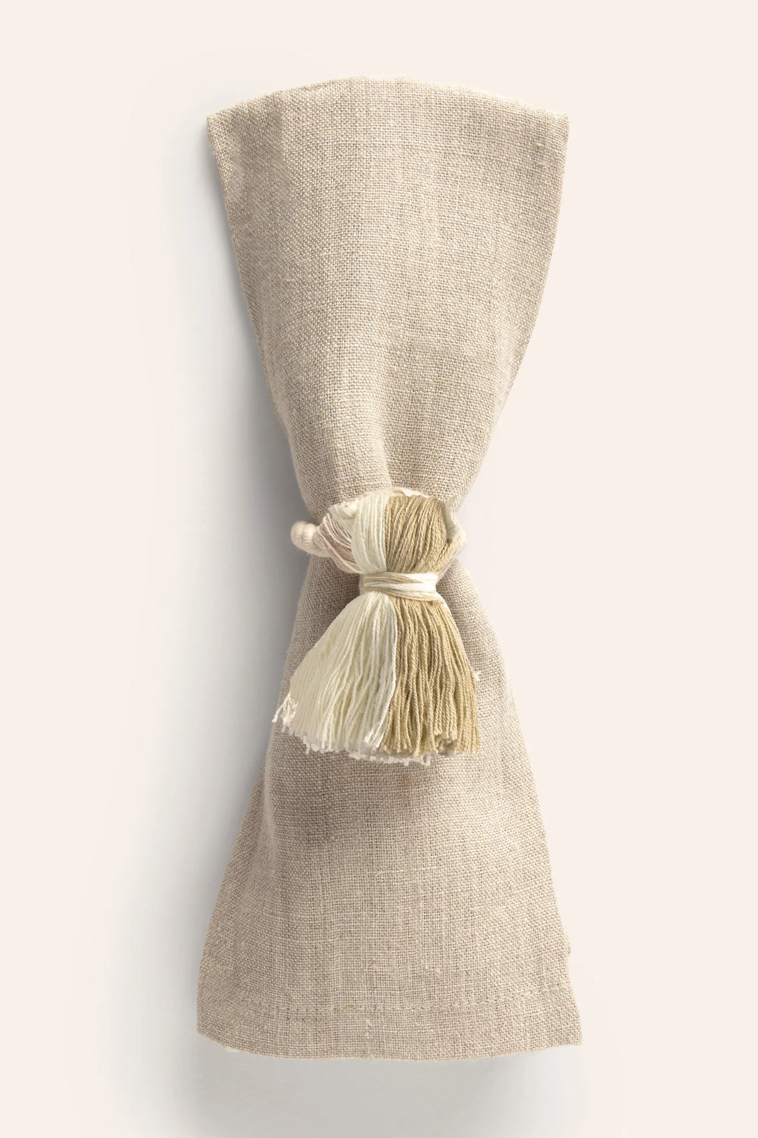 Set de 4 servilleteros de algodón piedra Sami-Calma House