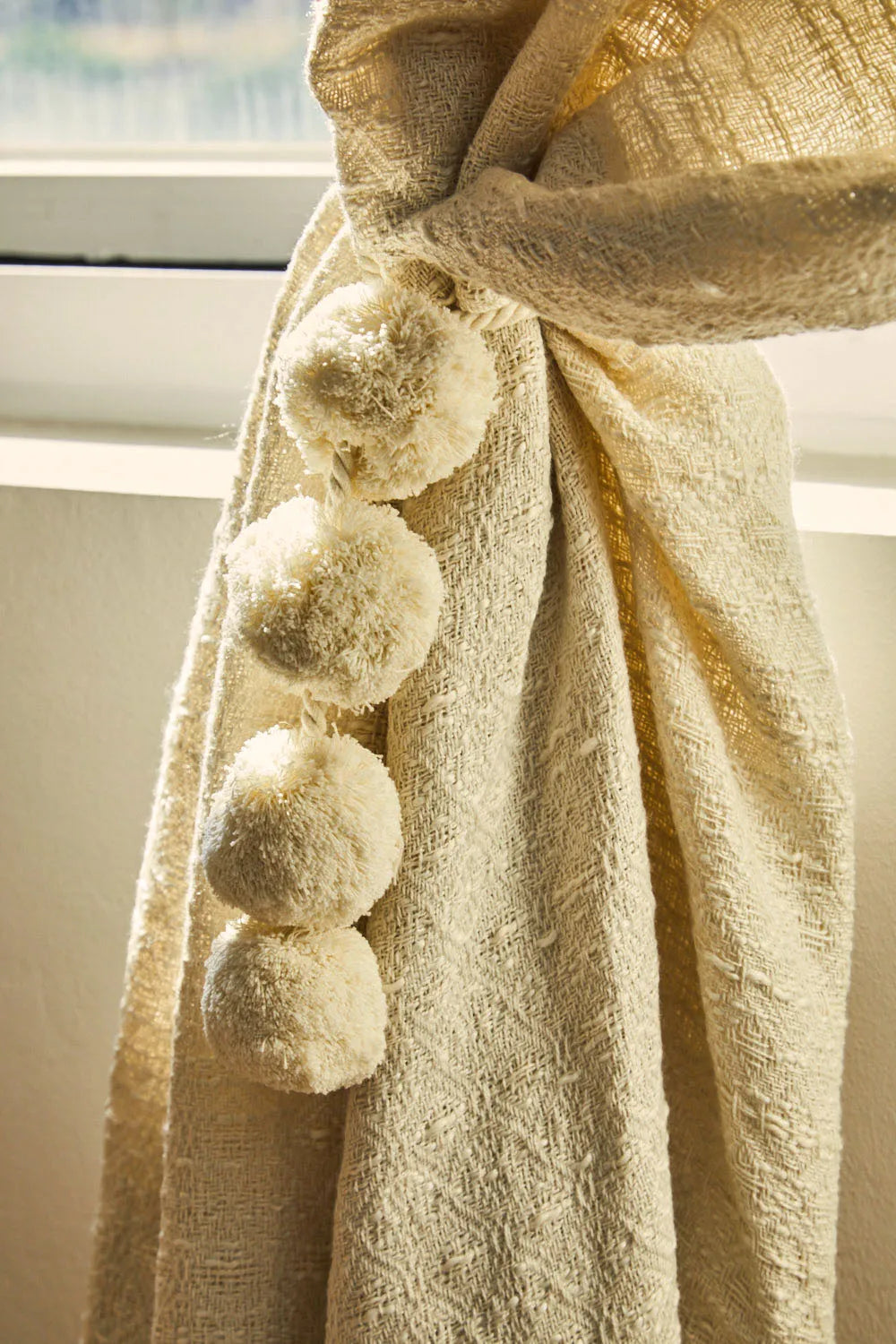 Sujetacortinas crudo Bolero-Calma House