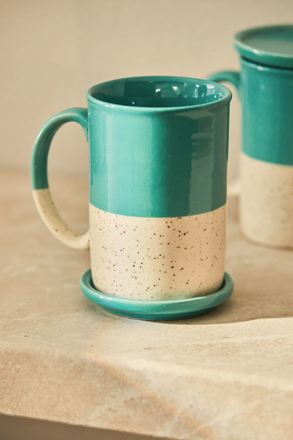 Taza de cerámica con tapa Chai-Calma House