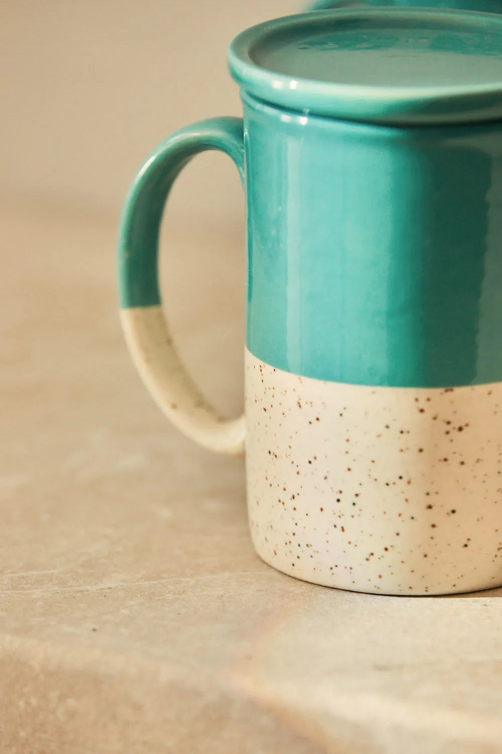 Taza de cerámica con tapa Chai-Calma House