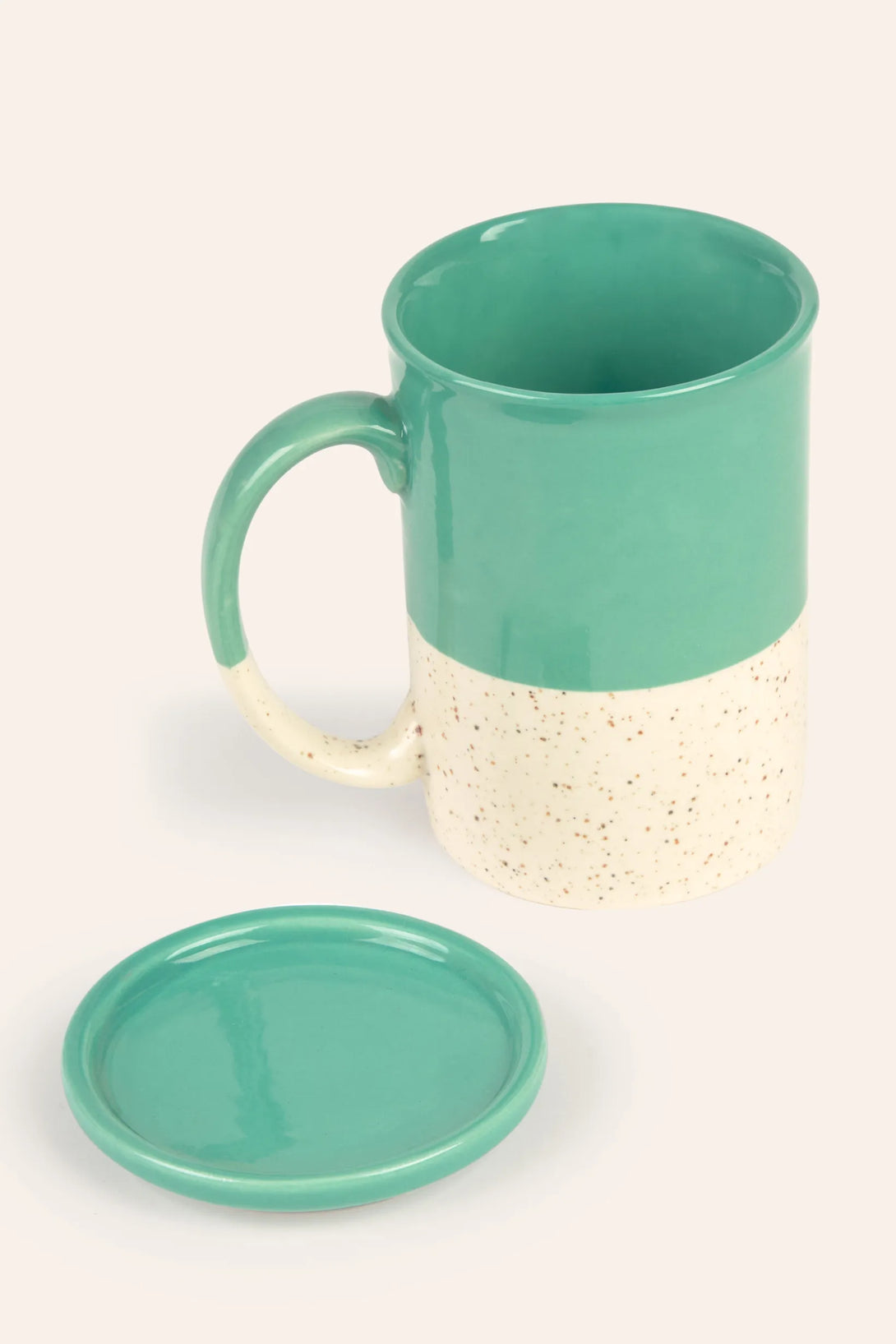 Taza de cerámica con tapa Chai-Calma House